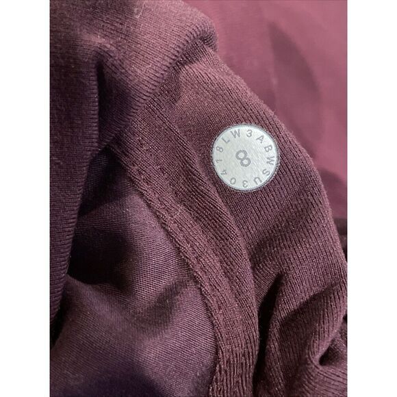 Lululemon Starting Place Hoodie Women’s Size‎ 8 Garnet Red Pullover W3ABWS - Picture 6 of 8